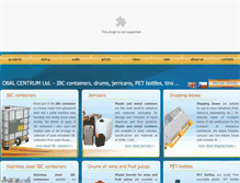 Tablet Screenshot of obal-centrum.com